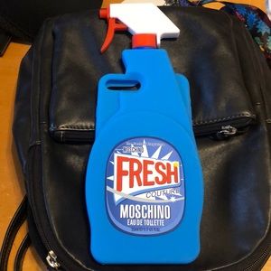 Blue MOSCHINO COUTURE IPhone 6/7/8 Plus Case